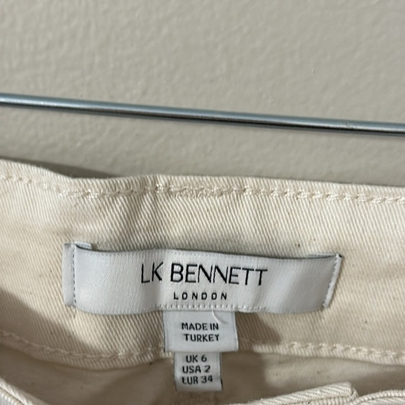 LK Bennett Gracie Cream Organic Cotton
Skinny Jeans Sz 2(US) Classic Neutral - Picture 6 of 10